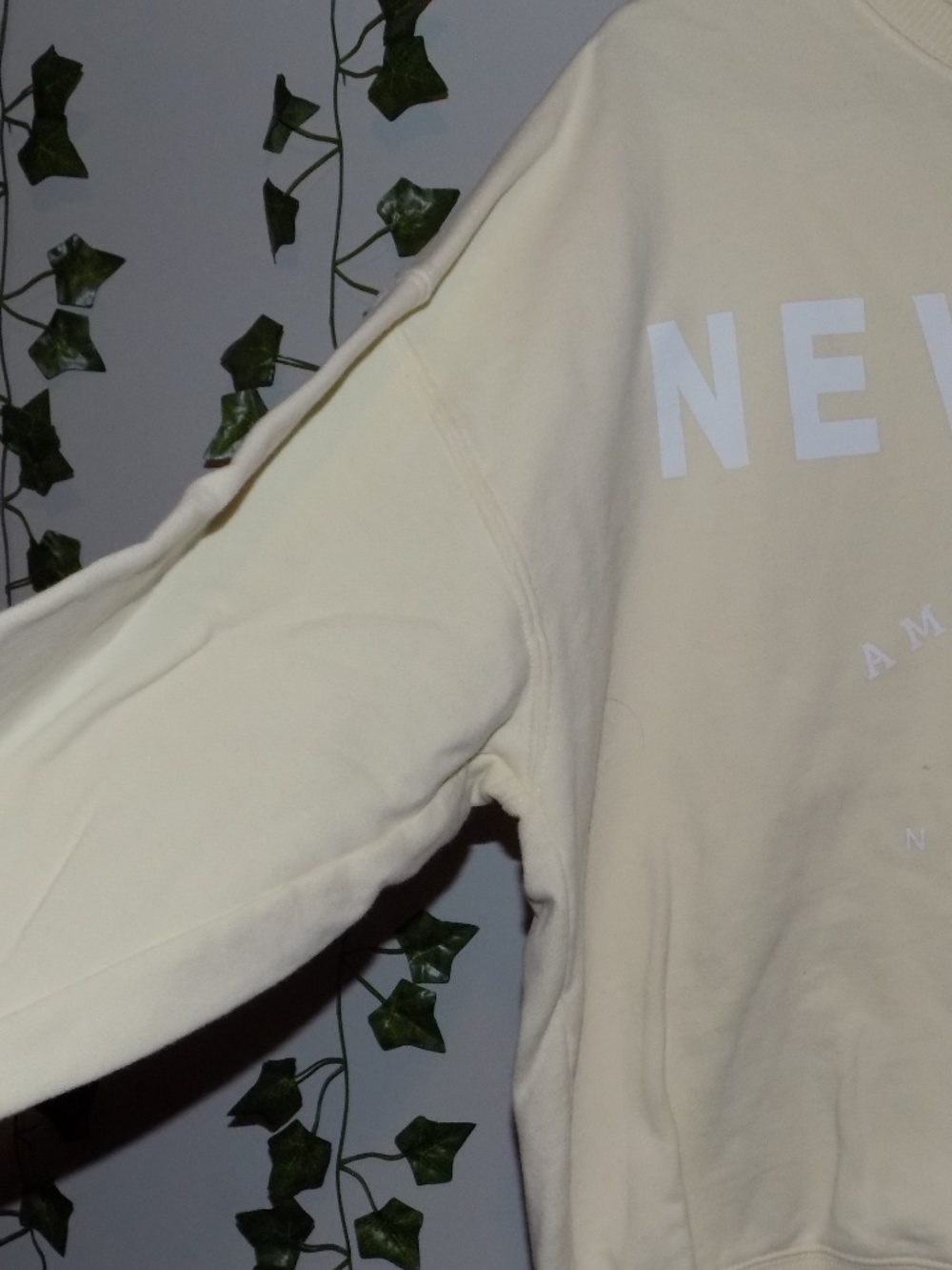 American Eagle Light Yellow New York Crewneck - Picture 2 of 3